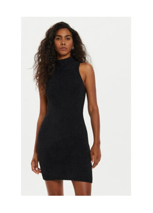 Rochie midi bodycon din tricot
