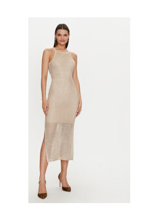 Rochie lunga bodycon cu spatele decupat, 2XL INTL