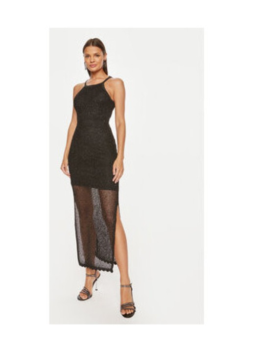 Rochie midi cu slit pe o parte, 2XL INTL