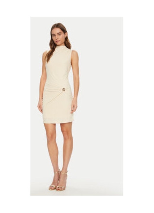 Rochie cambrata fara maneci, din amestec de modal, 2XL INTL