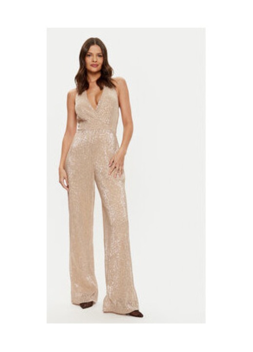 Salopeta szív alakú dekoltázzsal és csillogó megjelenéssel