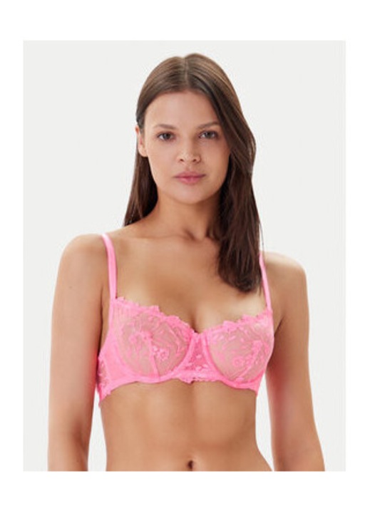 Csipke melltartó virágmintás részletekkel, 70C EU