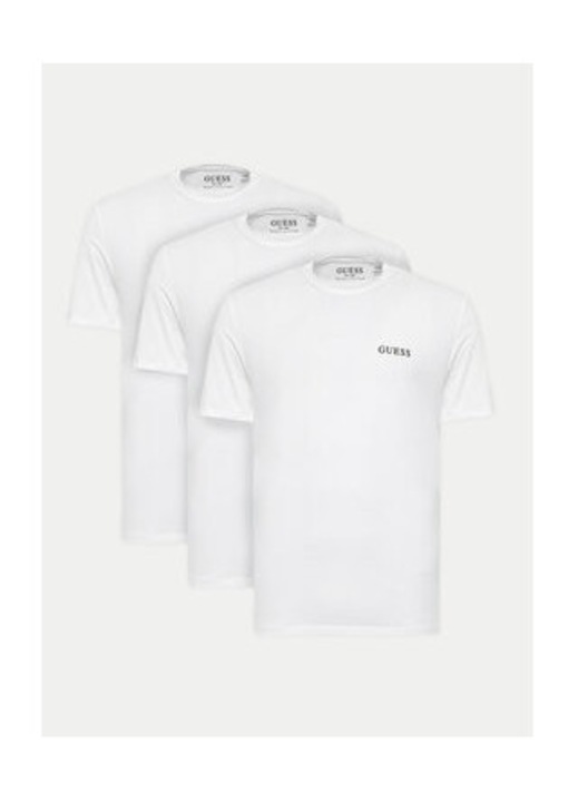 Set de 3 tricouri din bumbac cu logo discret