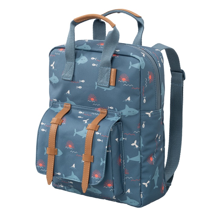 Óvodai hátizsák, Fresk, cápa modell