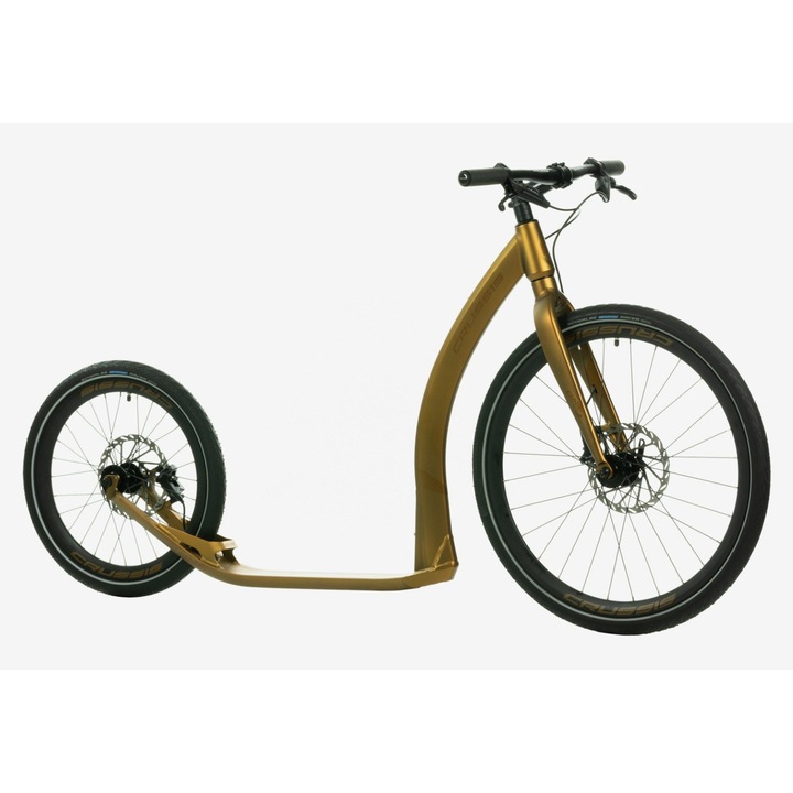 Trotineta sport Crussis One Cobra, aluminiu, frane disc hidraulice SRAM, roti 26x20", 140-190 cm