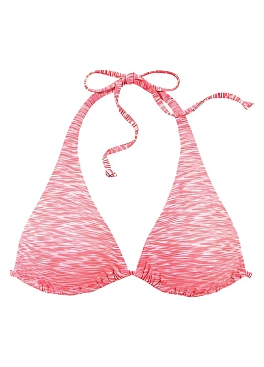 Sutien de baie cu Burete Push-Up Venice Beach, Tip Trunghi, Poliamida, Roz, Marimea 38 Cupa C/D