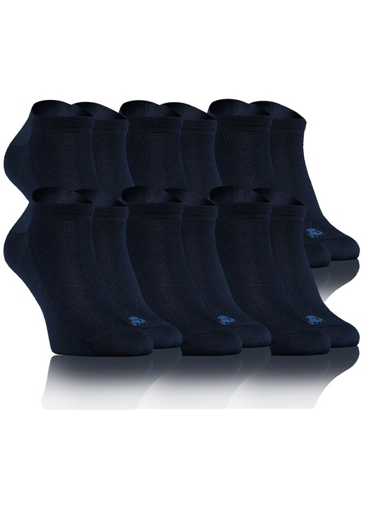 Sosete sport din bumbac - design ergonomic, Albastru