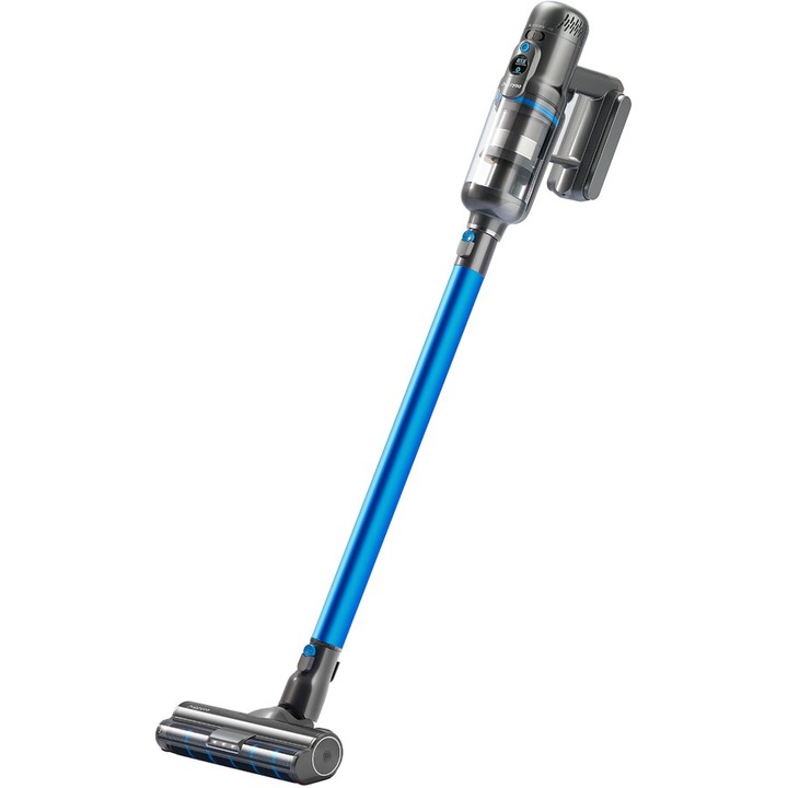 Aspirator vertical Puppyoo T12 Pure Crystal, gri/albastru