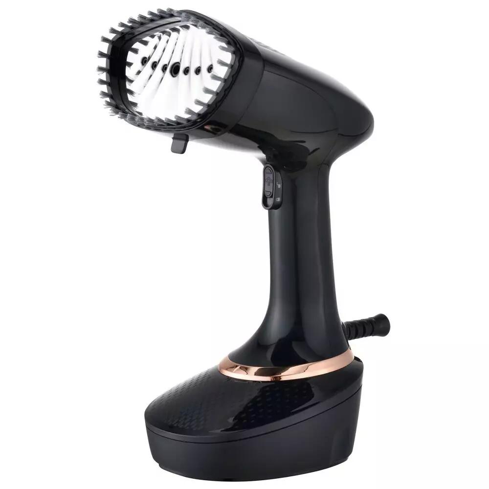 Aparat de calcat cu abur, vertical, negru, otel inoxidabil, 1500W, capacitate 400 ml, Klausberg