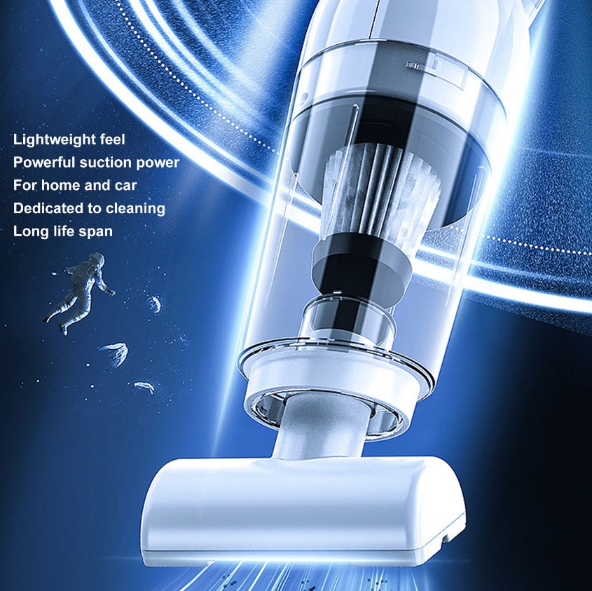 Aspirator ALB de mana JB-168 portabil silentios aspiratie puternica cu Usb 120W Alb