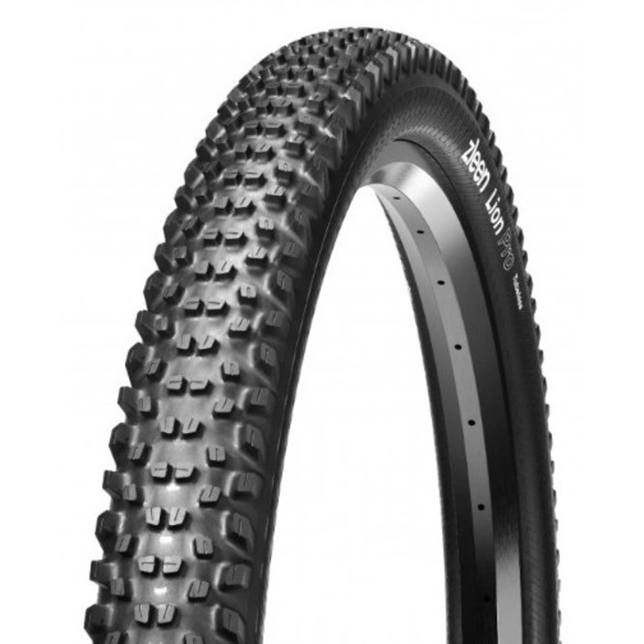 Anvelopă pliabilă Zleen Lion Pro, tubeless, 27.5x2.45, negru, 120 TPI, pentru trasee ușoare