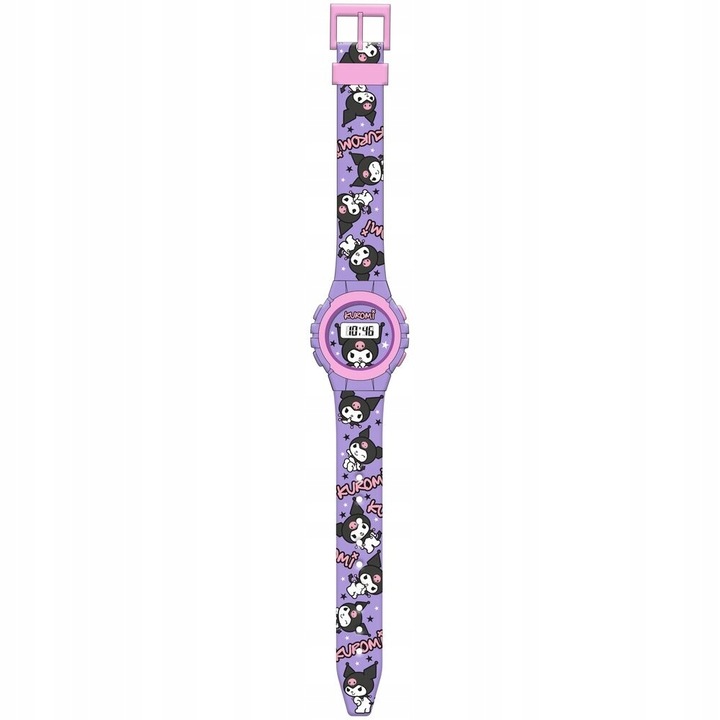 Ceas digital pentru copii, Hello Kitty, 22x3cm, silicon, automatic
