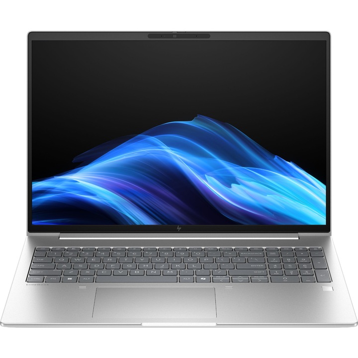Лаптоп HP EliteBook 6 G1i 16 AI с Intel Core Ultra 7 255U (1.7/5.2GHz, 12M), 16 GB, 2 TB M.2 NVMe SSD, Intel Graphics 4 Core, Windows 11 Pro, Сребрист