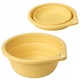 Miska de spalat pliabila IKEA PEPPRIG, 27cm, galben, 11cm inaltime