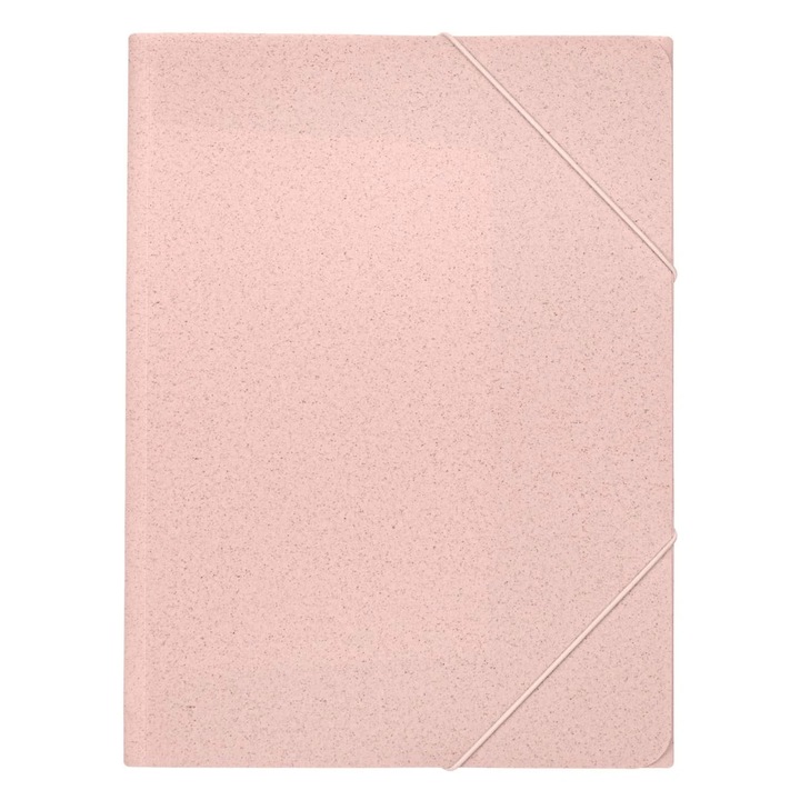 Mapa Fancy Roz cu Stropi, 23.5x32cm, cu Elastic