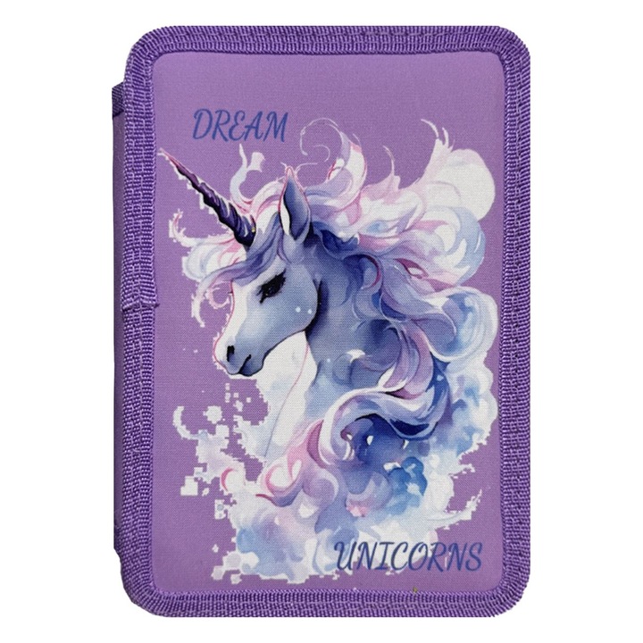 Penar Echipat Dublu Lila Unicorn 15x4x20cm
