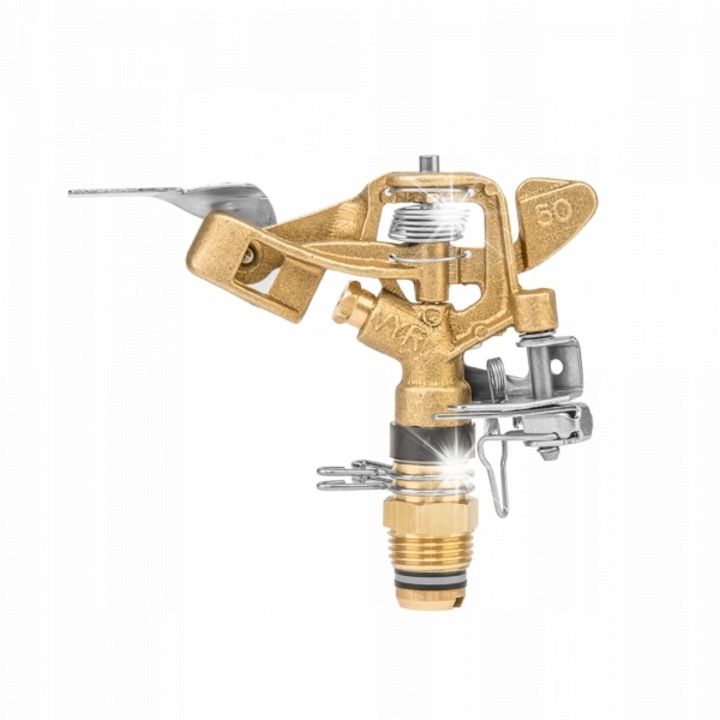 Ротационен пулсиращ разпръсквач GZ 1/2" Bradas, регулируем, 20-360 градуса, размер 25 м