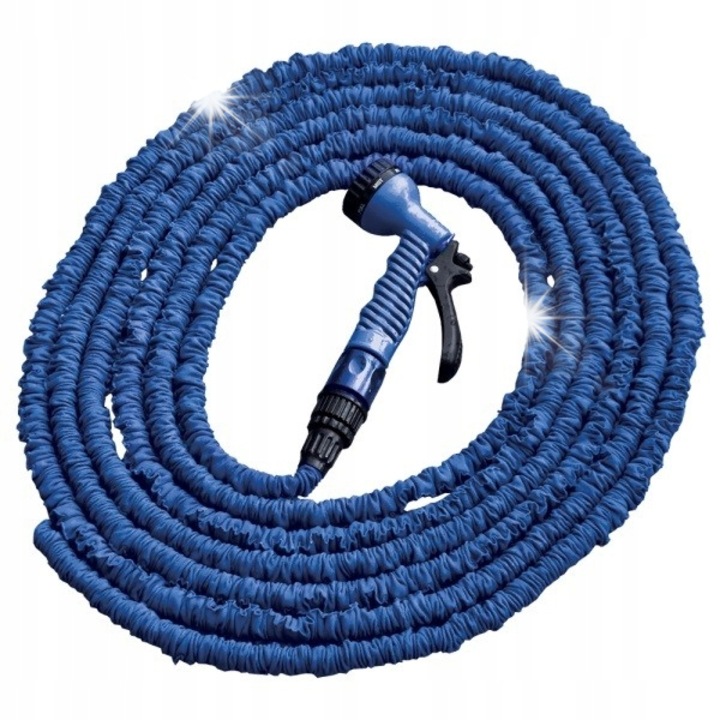 Комплект градински маркучи TRICK HOSE 7-22 м, Bradas, 7 функции, син