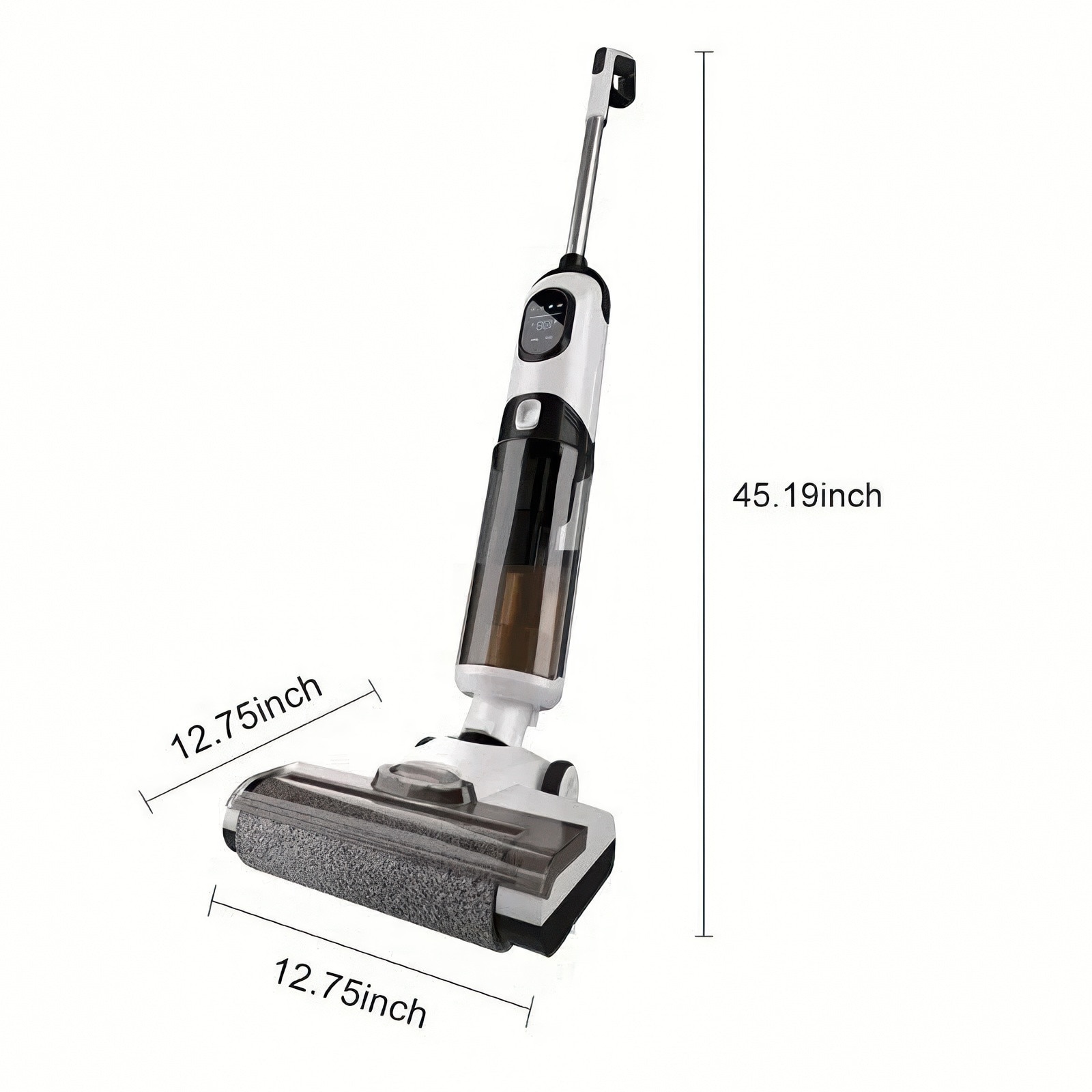 Aspirator vertical fără fir T8, 185 W, curățare umedă și uscată, 0,43L, 45 minute autonomie