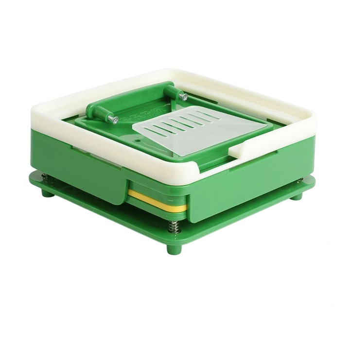 Aparatul manual pentru capsule "0", 100 celule, compact, usor, pentru umplere cu pulbere