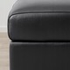 Canapea coltar 4 persoane, IKEA VIMLE, piele naturala, 80x98x235cm, negru