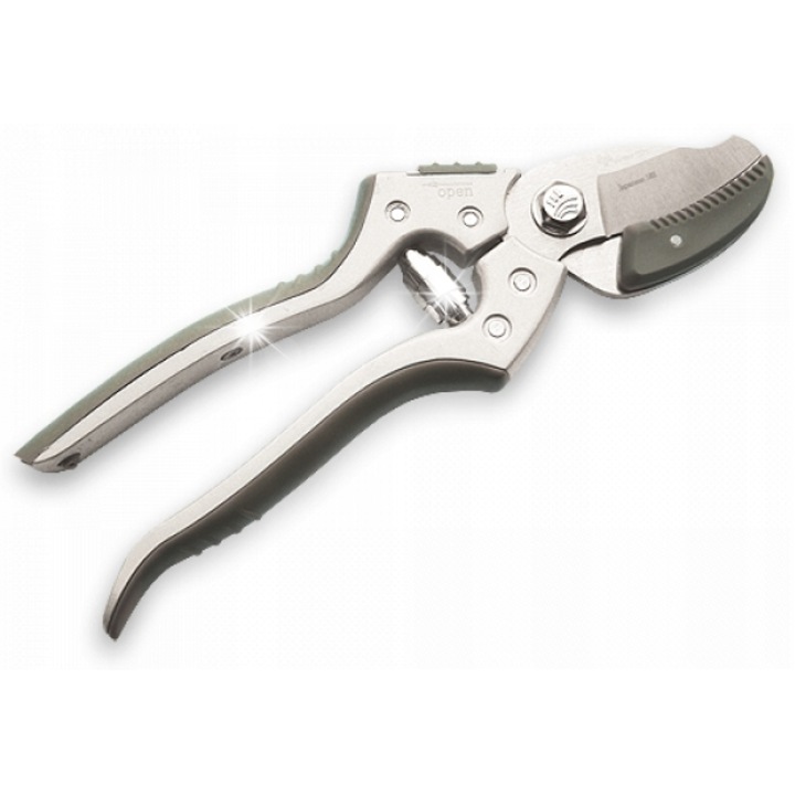 Bradas 8"-os kerti olló, rozsdamentes acél, ergonomikus, csúszásmentes, 21 cm