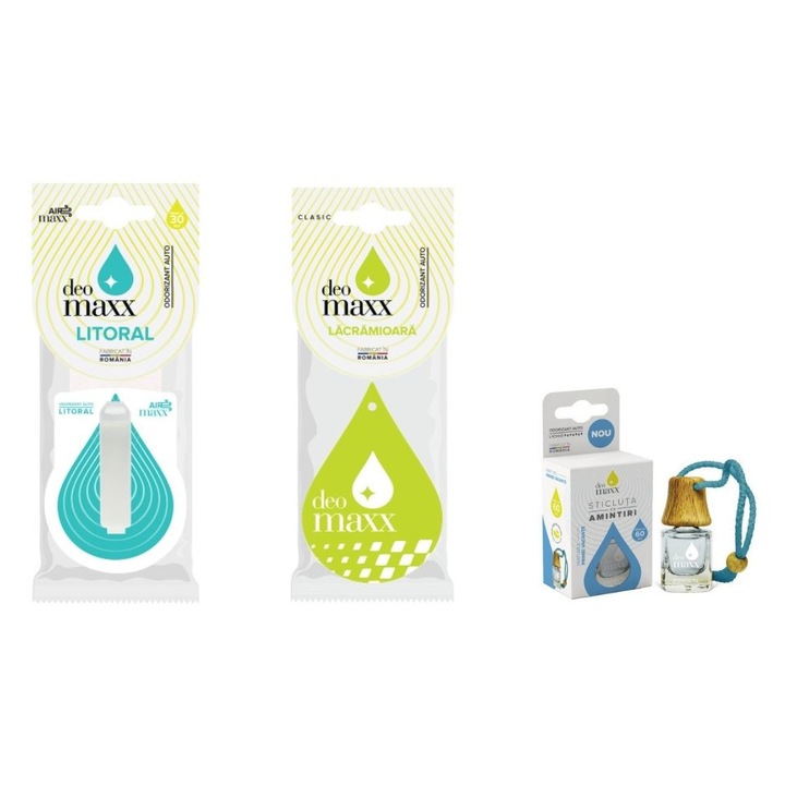 Set odorizante auto DeoMaxx - Fresh Blue