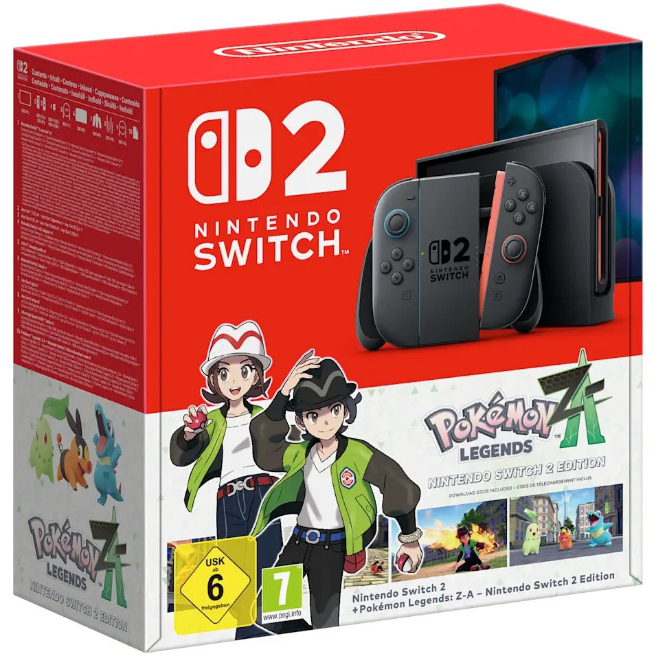Consola Nintendo Switch 2, Light Blue/Light Red JoyCon + Joc