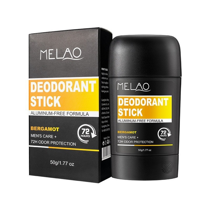 Izzadásgátló testspray, 50 g, bergamott, alumíniummentes, Melao