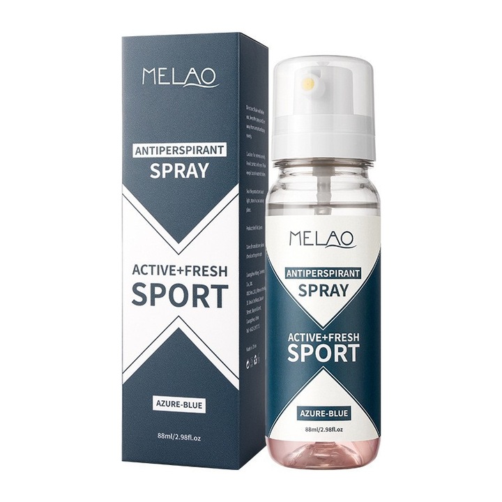Izzadásgátló testspray, alumíniummentes, 88 ml, Melao