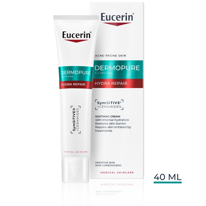 Eucerin DermoPure Hidratáló arcápoló 40 ml