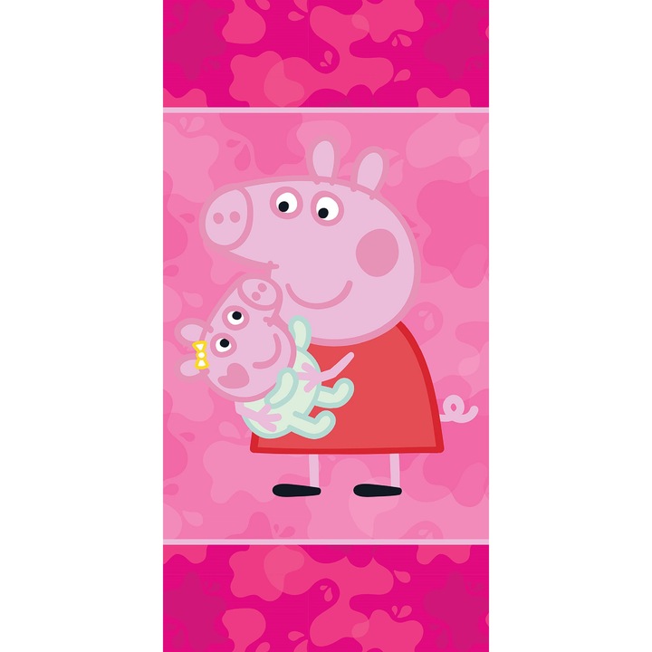 Fürdőlepedő szett, Peppa, 70x140cm, 100% pamut, nedvszívó
