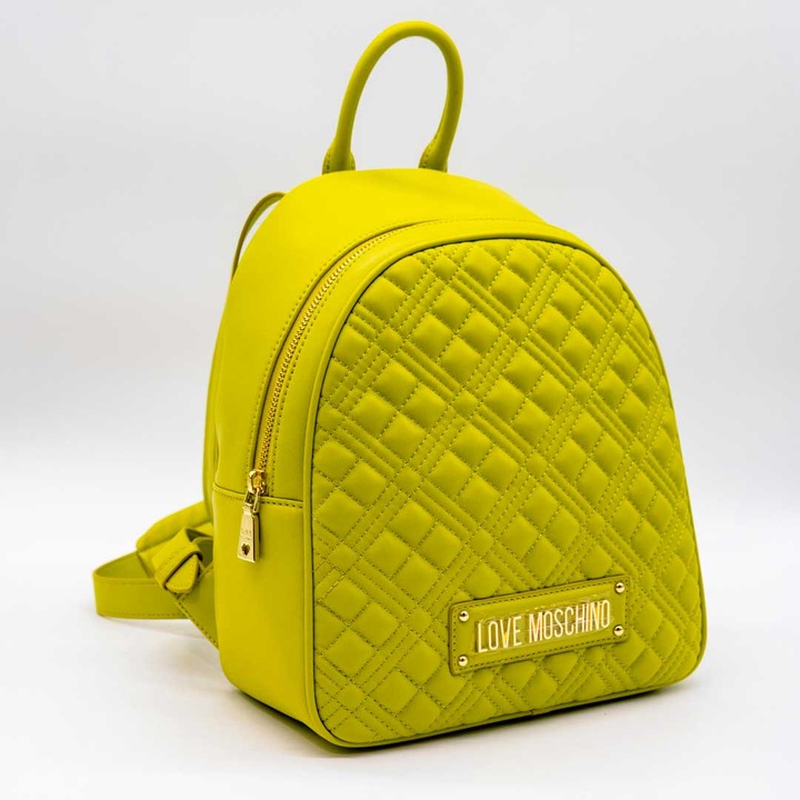 Love Moschino, Раница, Екокожа, Лаймово зелено