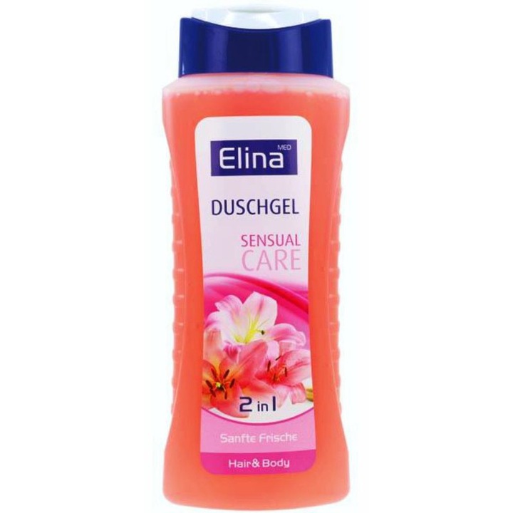 Érzéki ápolás Elina Med 2 az 1-ben tusfürdő és sampon 300ml