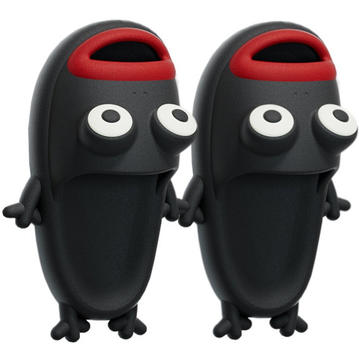 Papuci Permani, negri, spuma EVA, antiderapanti, impermeabili, unisex