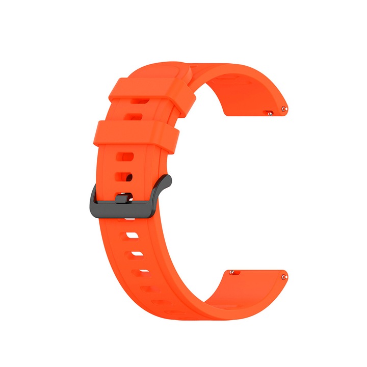 Curea de schimb, 20 mm, pentru Ceas, din Silicon, Quick Release, G-Tech, Compatibila Cu Garmin Venu 2 Plus, Portocaliu