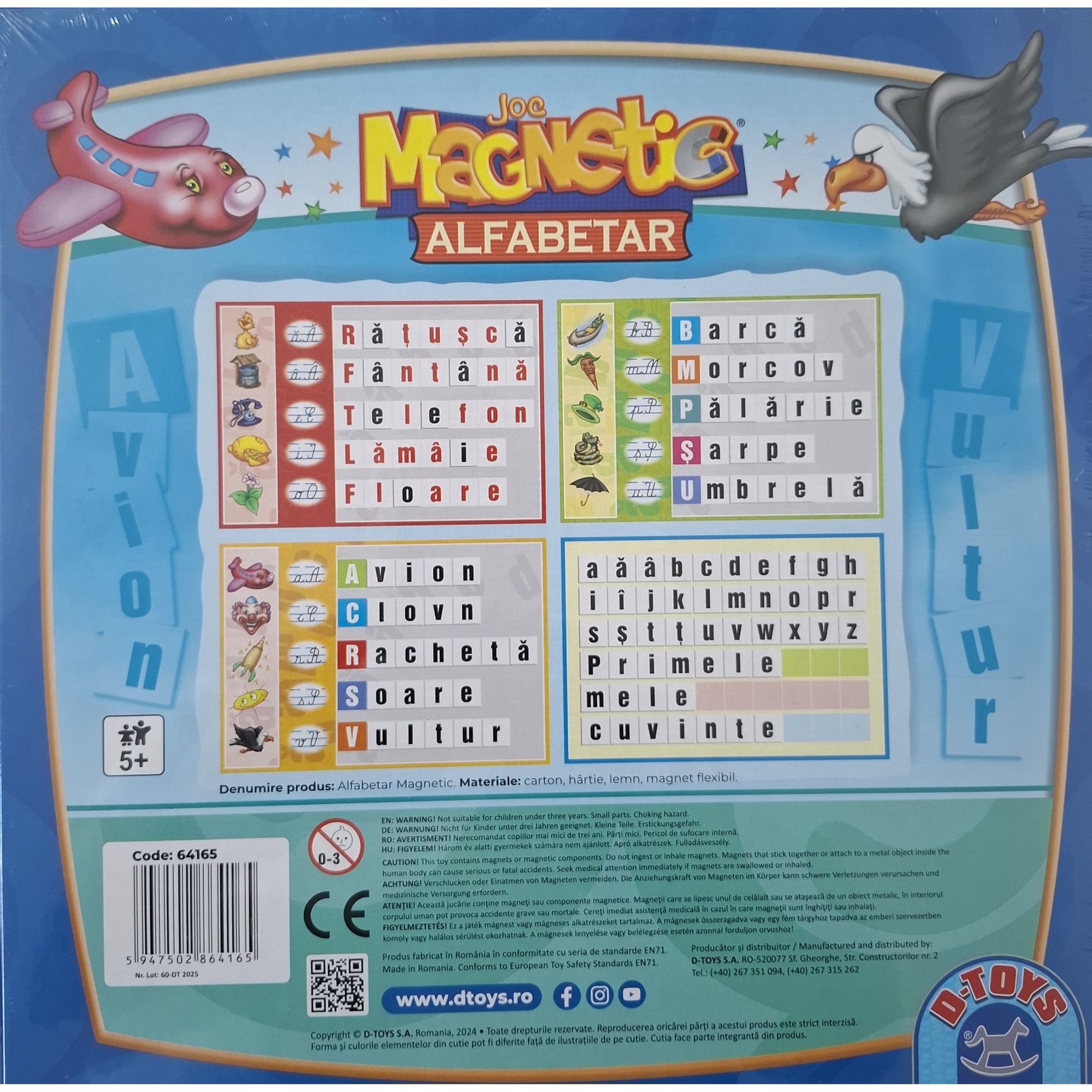 Joc magnetic alfabetar - eMAG.ro