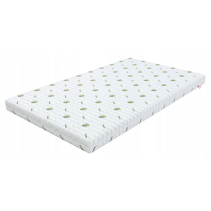 FDM LUGO matrac 70x140 cm, VISCO hab, ALOE VERA huzat, 9 cm, közepesen puha/közepesen kemény