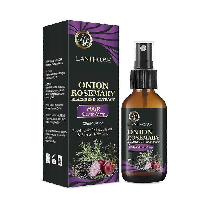 Spray pentru Cresterea Parului cu Ceapa Rosie, Set 3PCS, Nutrienti Esentiali, Hidrateaza, 150ml