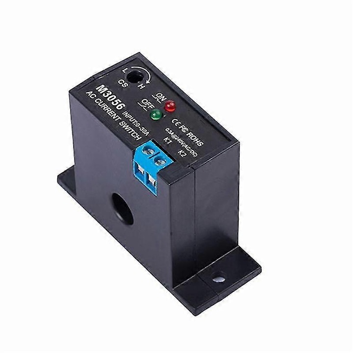Индукционно реле с превключвател, M3056, 0.2-30A, пластмаса, 65x25x47mm