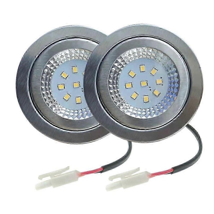 Set 2 Lumini LED pentru hota de bucatarie, 15W, 3000-6000K, 68x25mm