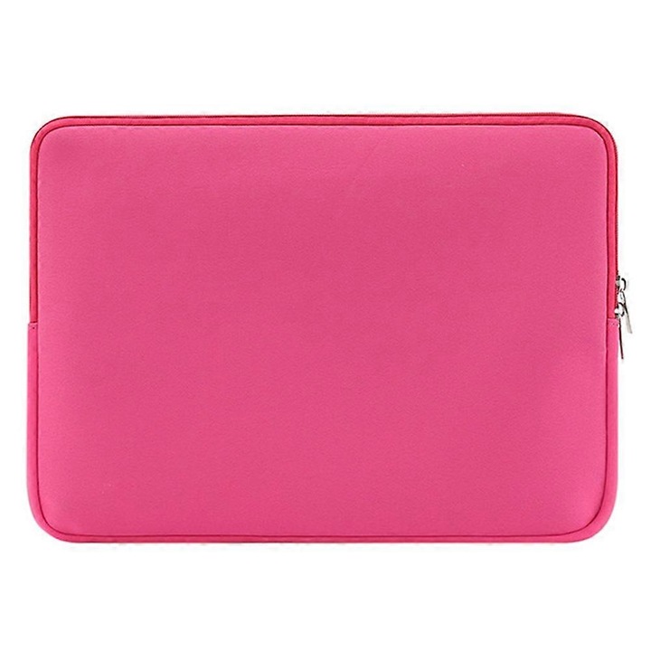 A03 14 hüvelykes laptop táska, neoprén, szürke, méretek 36,5x26x2cm, víz- és ütésálló