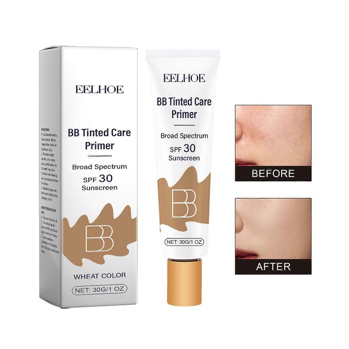 Fond de ten si baza de machiaj, Bb Tinted Moisturizer, SPF 30, textura usoara, fara ulei