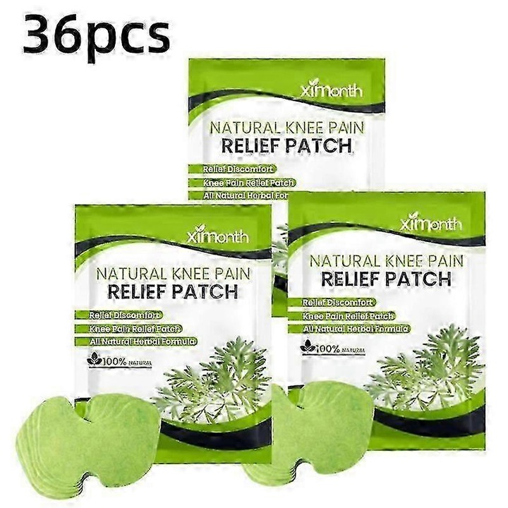 Pachet 12 plasturi pentru dureri articulare, eliminare disconfort genunchi, spate, gat, umar