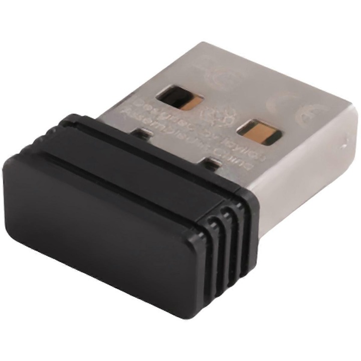 Egér Jiggler USB, mozgásszimuláció, kompakt, fekete/ezüst