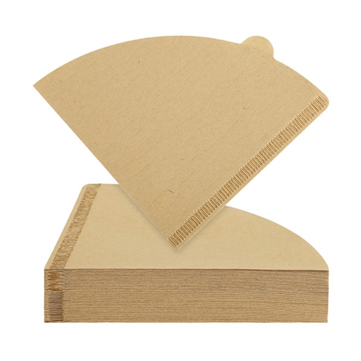 Hartie filtru cafea conica 02, 100 buc, natural, 2-4 cani