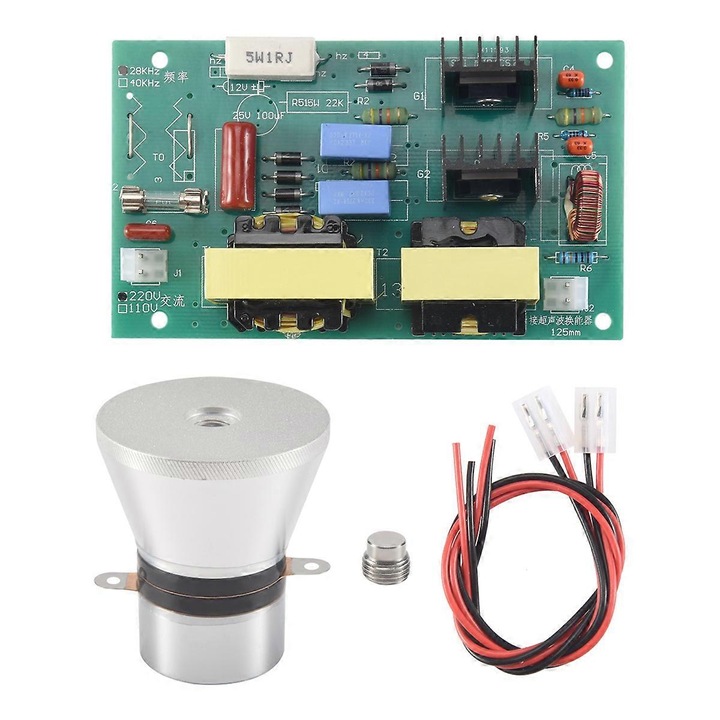 Grinder, 100W, 28kHz, zöld + ezüst