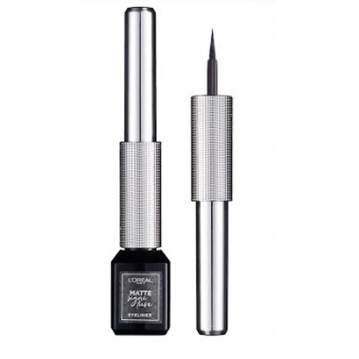 Течна очна линия L'Oreal Matte Signature, различни нюанси, матово покритие, прецизен апликатор