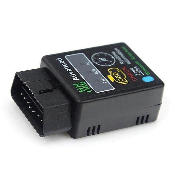 Tester auto ELM327 Bluetooth V1.5, suport OBD-II, 12V, compatibil cu Android, set complet