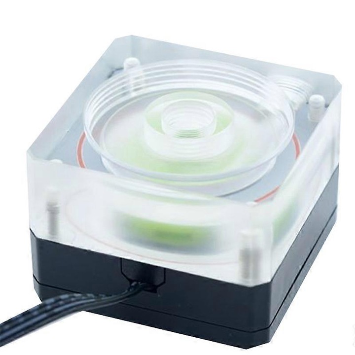 Pompa de racire cu apa pentru computer Freezemod PUB-SZM6, 500l/h, 6.2x6.2x4.2cm, neagra, set complet